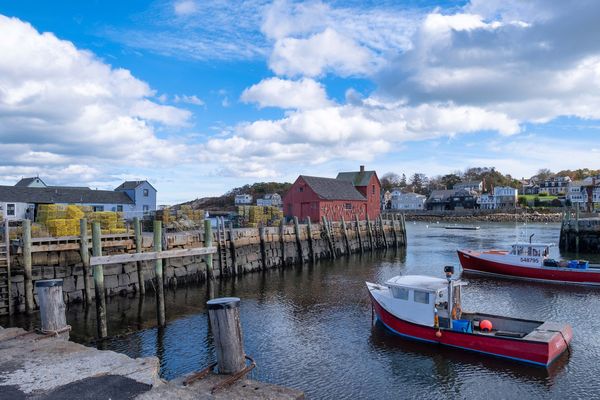 View of Rockport Harbor and Motif Number 1, Cape Ann, Massachusetts thumbnail
