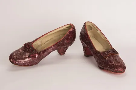 The recovered slippers.