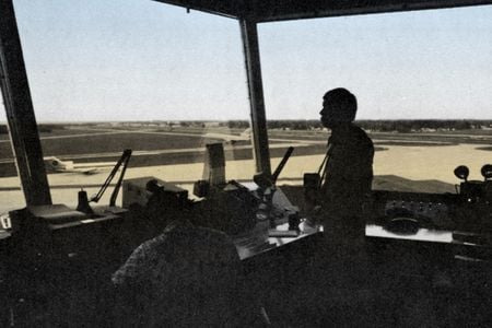 Moisant Air Traffic Control Tower, New Orleans, 1977. “If you make it here, you can work traffic anywhere in the country,” a veteran controller told the author.