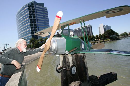 A California artist celebrates the famed WW1 fighter.