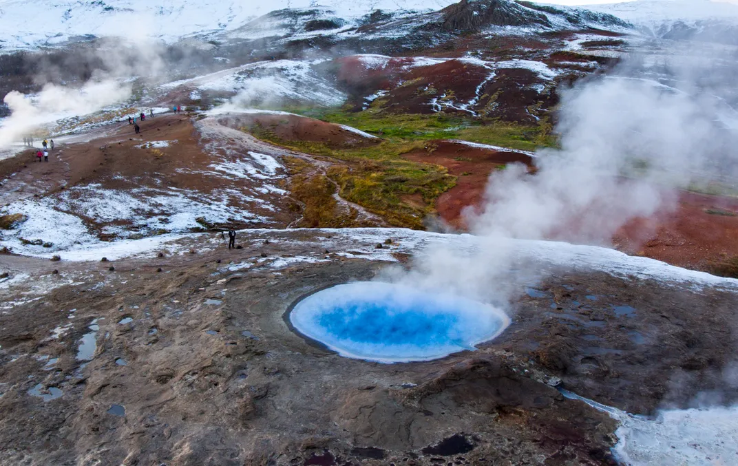 The famous Geysir