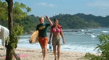 Ryan Monger (at left) set out for Costa Rica in 2004 looking for waves. There, on the beach, he found something much better.
