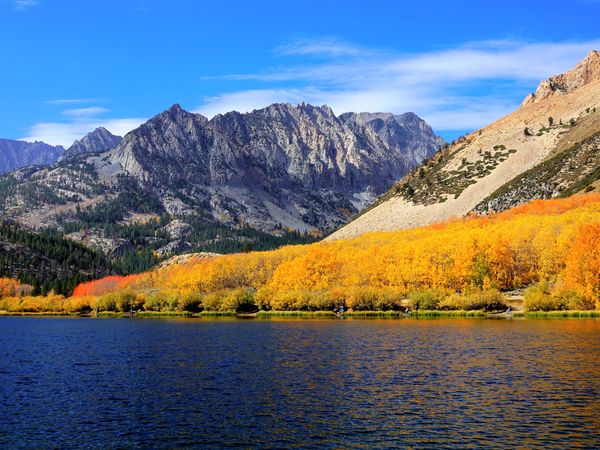 Beautiful Sierra Fall Color at North lake thumbnail