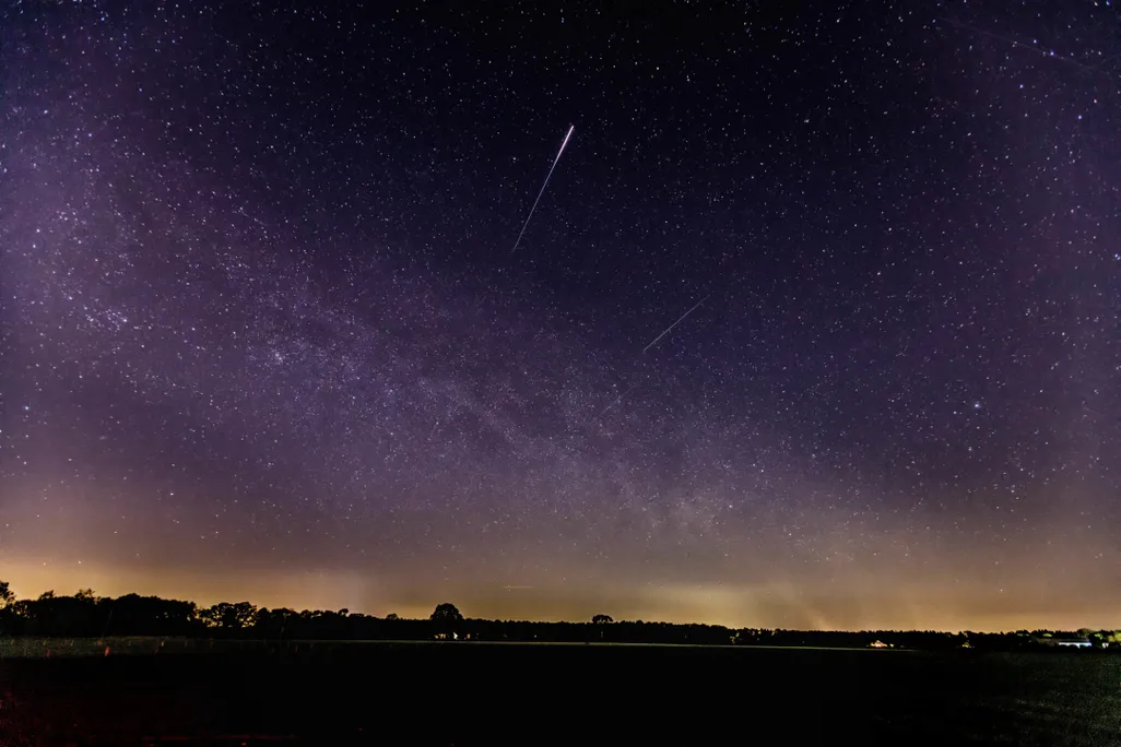 Dark sky meteor shower