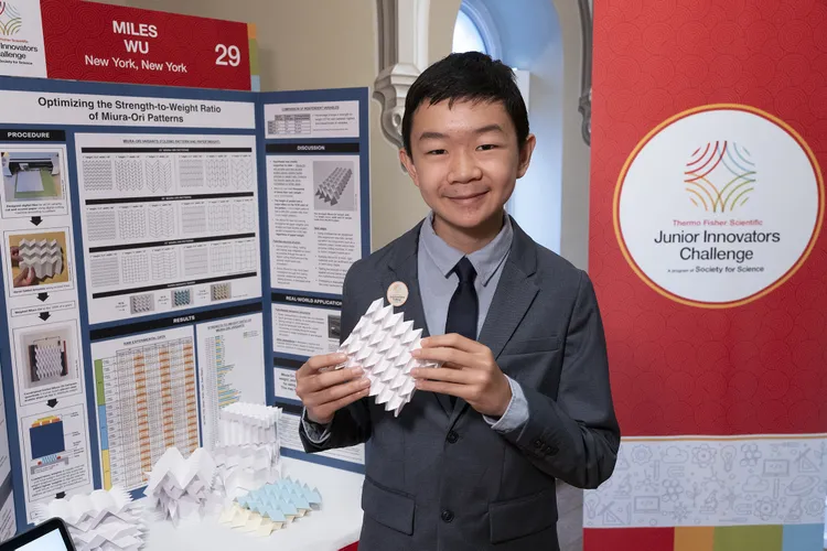 Wu&rsquo;s innovation won the top prize of $25,000 at the 2025&nbsp;Thermo Fisher Scientific Junior Innovators Challenge.