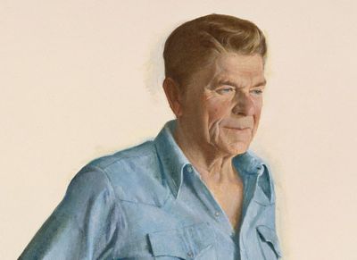 Ronald Reagan, by Aaron Shikler