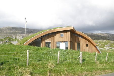 This eco-friendly house in the UK is one way that homes might be greener in the future. Another way involves using materials that store carbon or suck it out of the atmosphere entirely.