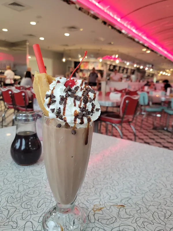 Waffle-Topped Chocolate Shake thumbnail