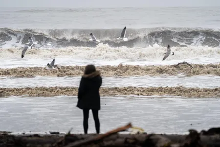 Waves along Californa&#39;s Central Coast are now a foot taller than they were before 1970.

