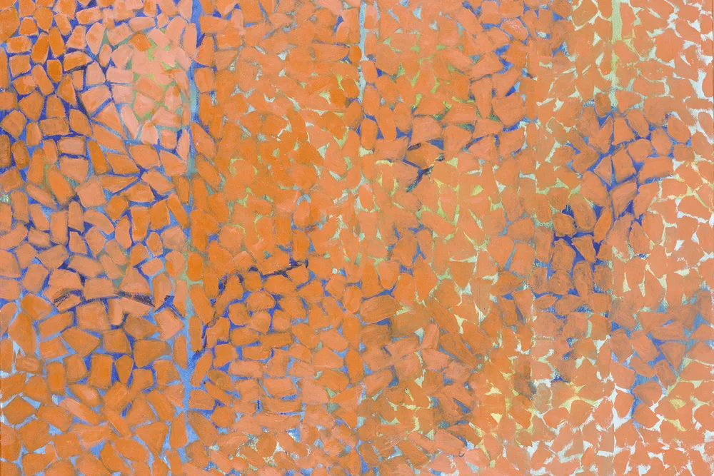 Autumn Leaves Fluttering in the Breeze