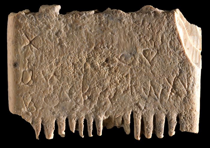 An ivory comb