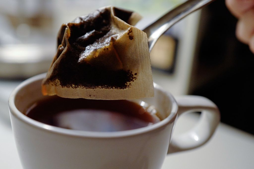 Tea Bag Over Teacup