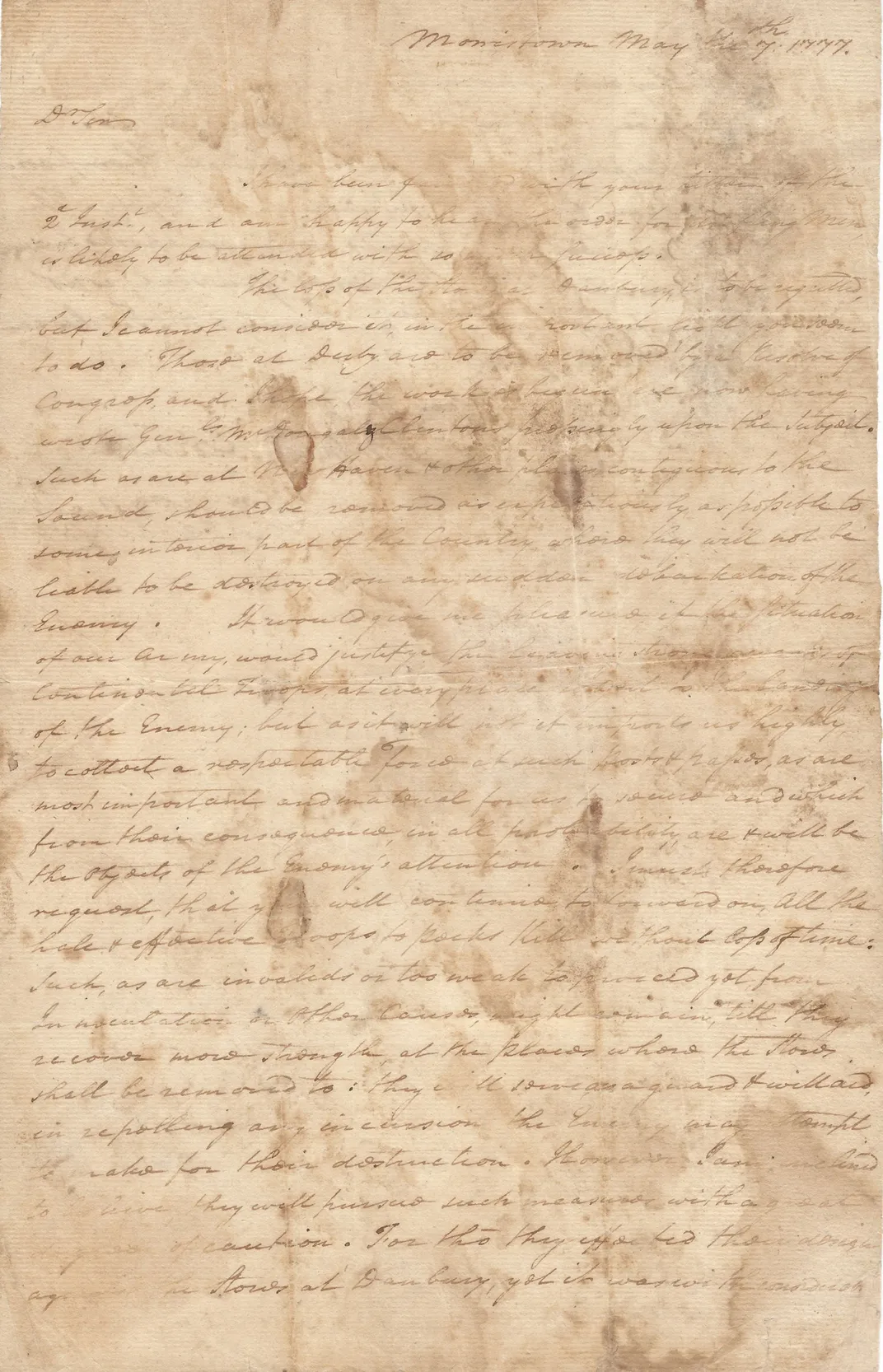 letter's front