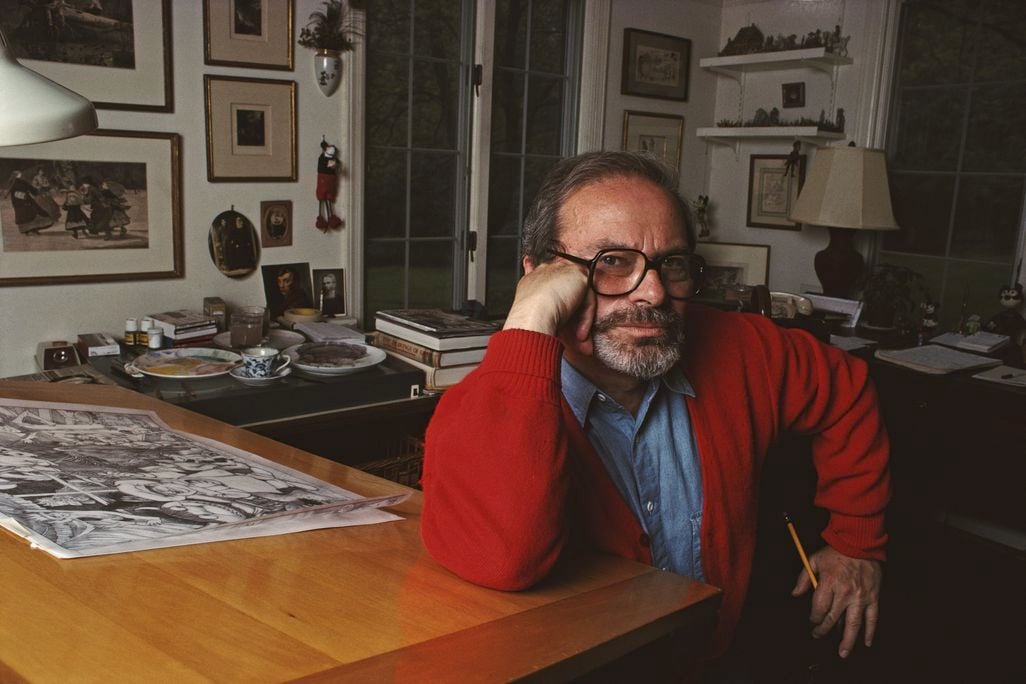 Maurice in his studio