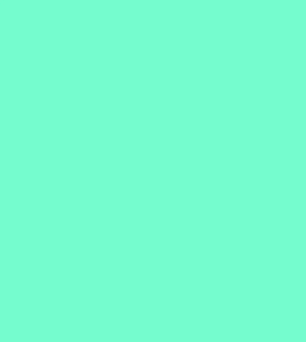 a bright blue-green color
