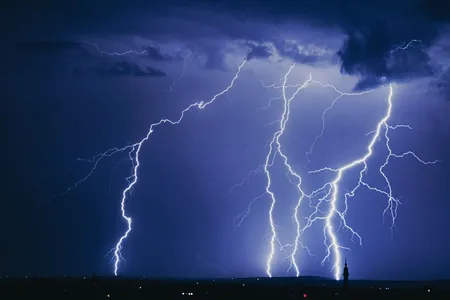 So far, scientists have only documented jagged lightning bolts. Some physicists believe that the discovery of a completely straight lightning bolt could prove the existence of dark matter.