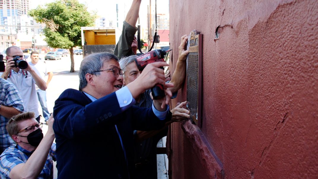 Removing Denver plaque