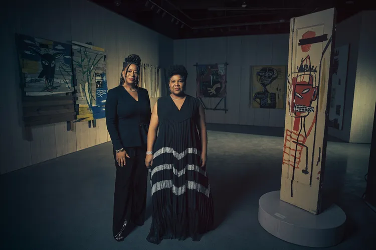 Lisane Basquiat and Jeanine Heriveaux