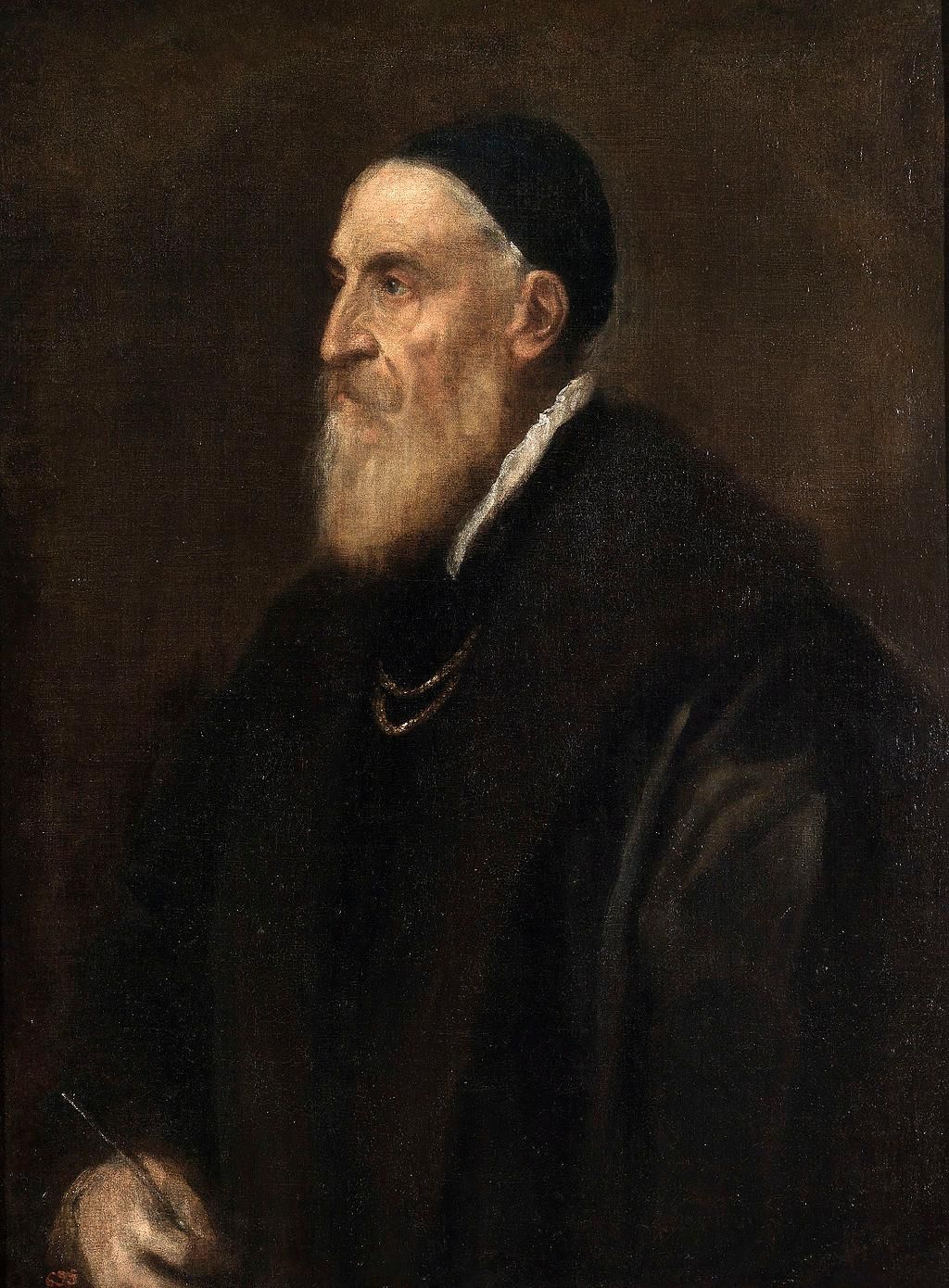 A self-portrait of Titian dated to around 1567