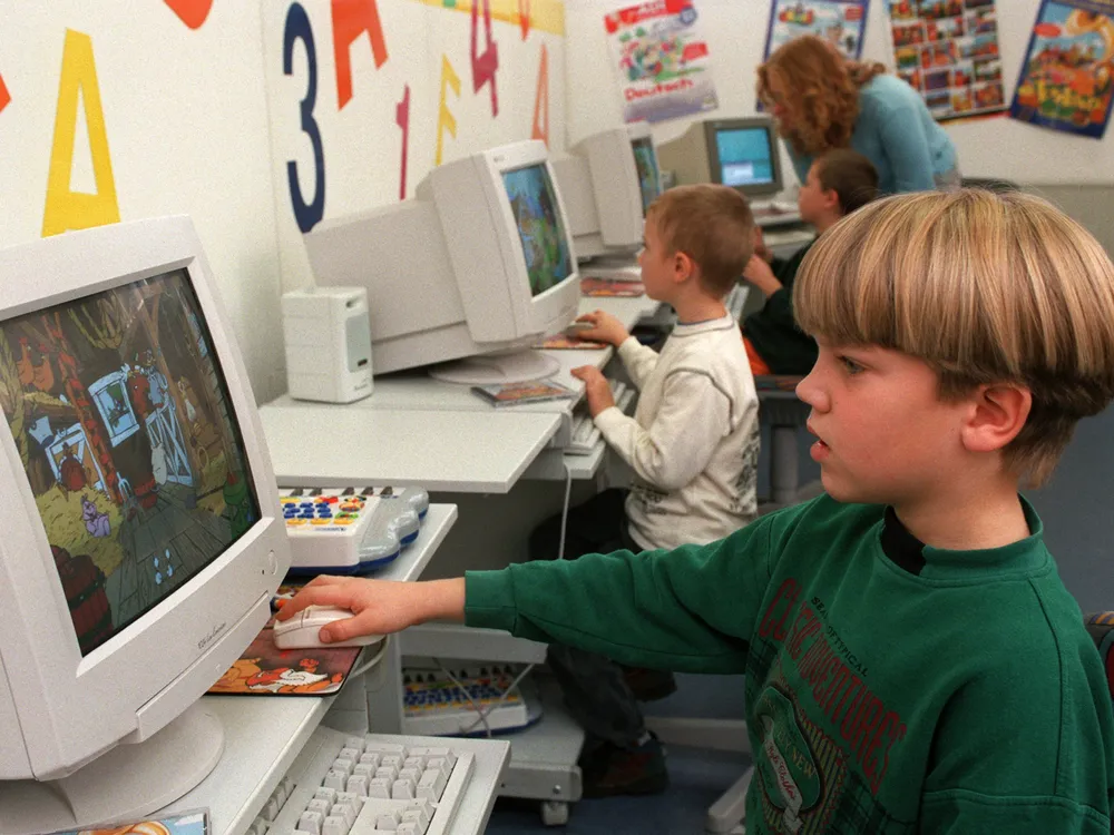 Kid Browsing Internet