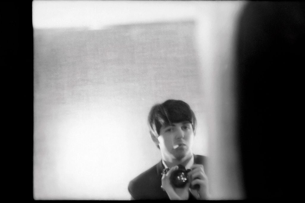 Self-portraits in a mirror. Paris, 1964 © 1964 Paul McCartney