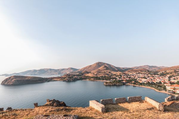 View from Castle on Lemnos Island, Greece thumbnail