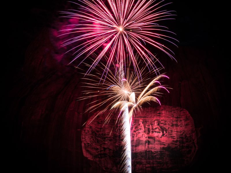 4th of July Fireworks at Stone Mountain Smithsonian Photo Contest