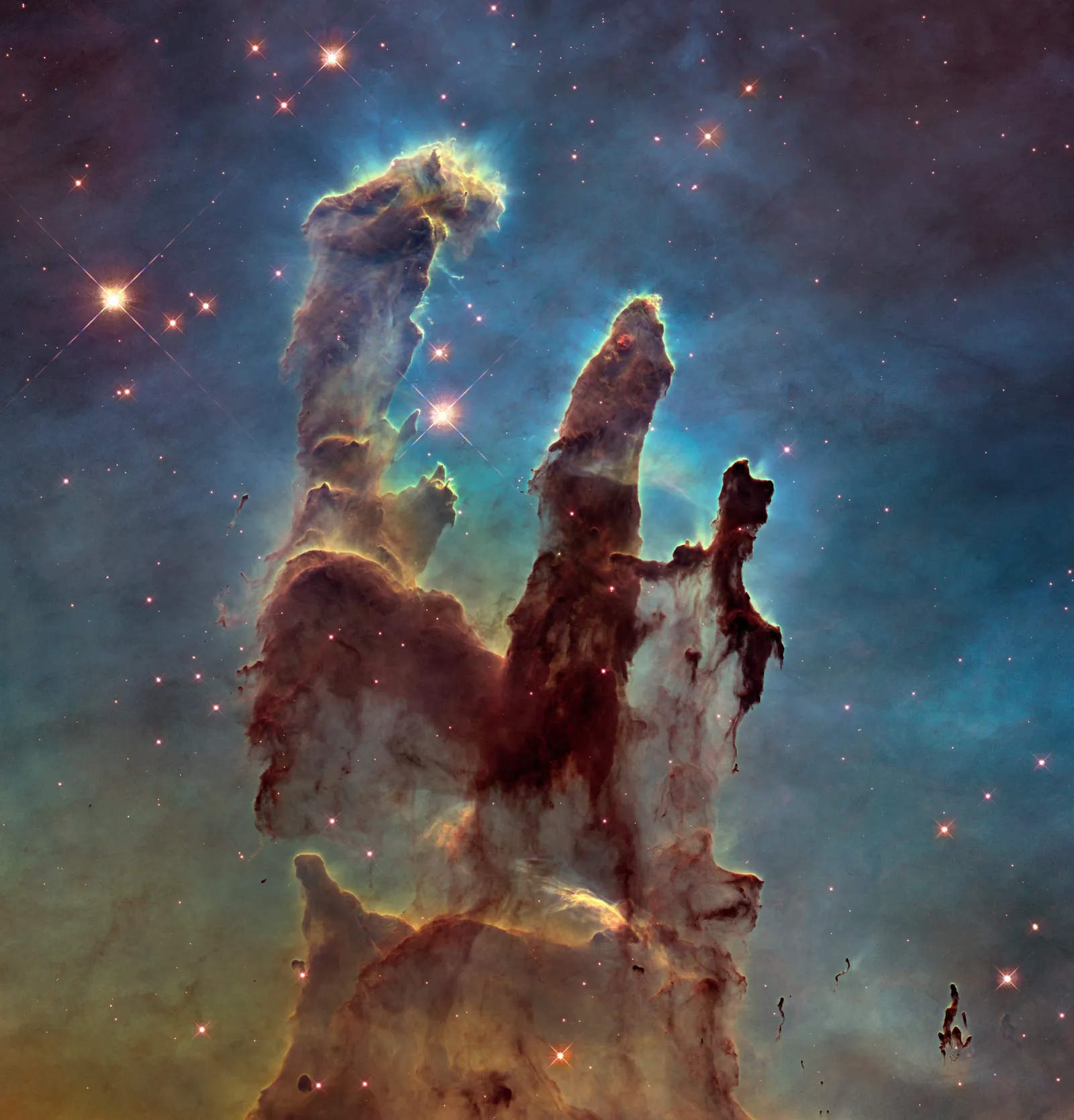 Top Space Pictures of the Week, From a Hubble Icon to Hungry Black