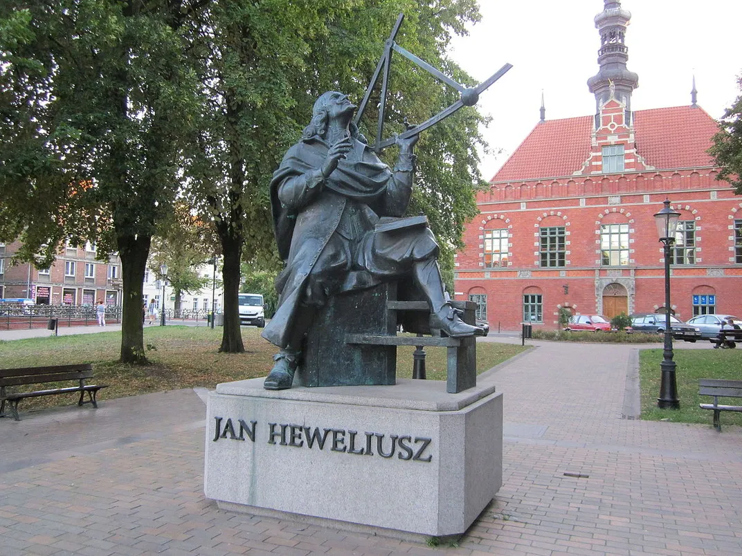 Johannes Hevelius Statue