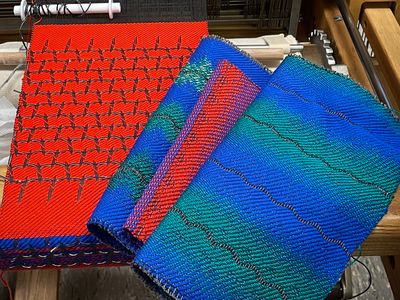 MIT researchers wove a fiber designed from a piezoelectric material with traditional yarn to create a machine-washable fabric.&nbsp;