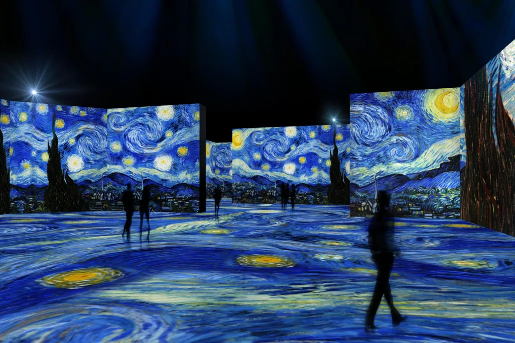 Artist's rendering of <em>The Starry Night</em>, as seen in "The Lume"