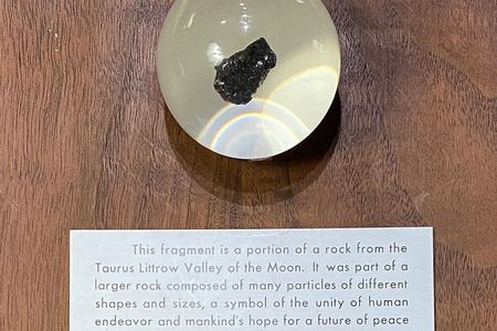 A man shopping at a garage sale found this moon rock from the Apollo 17 mission in 1972.&nbsp;

&nbsp;
