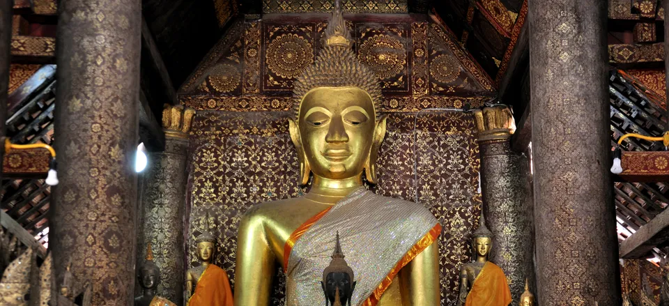  Buddha at Wat Xieng Thong Temple, Luang Prabang 