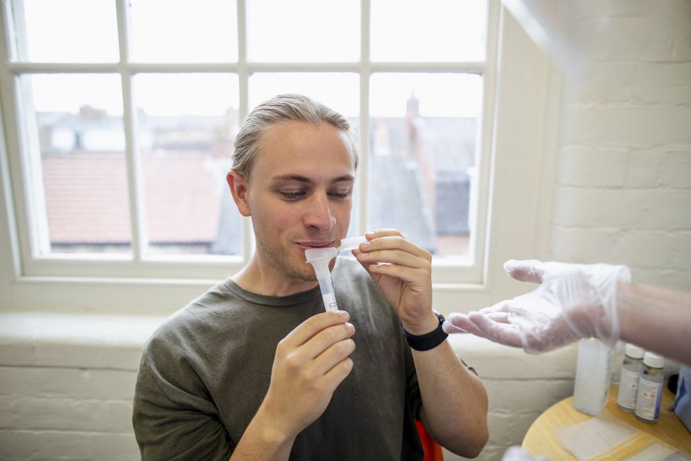 saliva sample