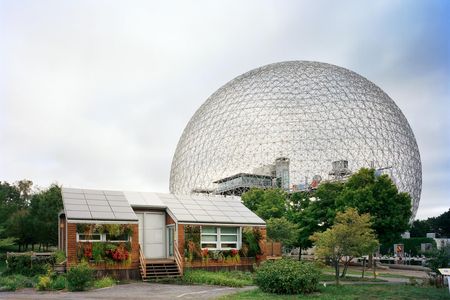 Buckminster Fuller's Geodesic Dome, 1967 World Exposition, Montreal