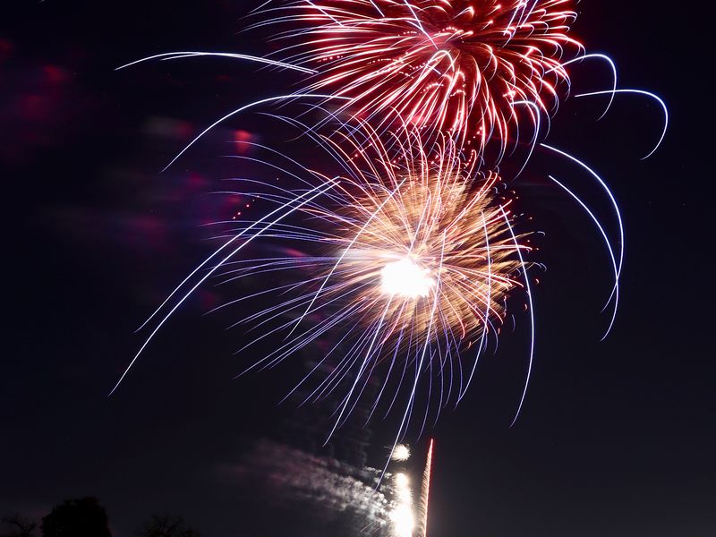 Fireworks over Grapevine Lake Smithsonian Photo Contest Smithsonian