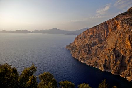A view of Butterfly Valley in Turkey