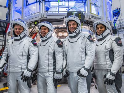 NASA SpaceX&#39;s Crew-8 from left to right: Roscosmos cosmonaut Alexander Grebenkin and NASA astronauts Michael Barratt, Matthew Dominick and Jeanette Epps. Set to launch to the ISS on Saturday, the crew will not be impacted by the leak, NASA says.