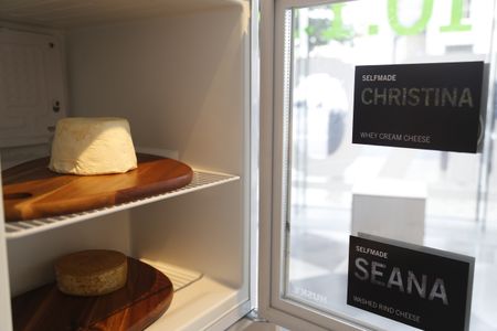 In Selfmade, microbiologist Christina Agapakis and scent artist Sissel Tolaas made cheese from bacteria collected from people's mouths and toes.