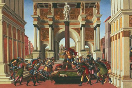 The Tragedy of Lucretia, Sandro Botticelli, ca. 1500-1501