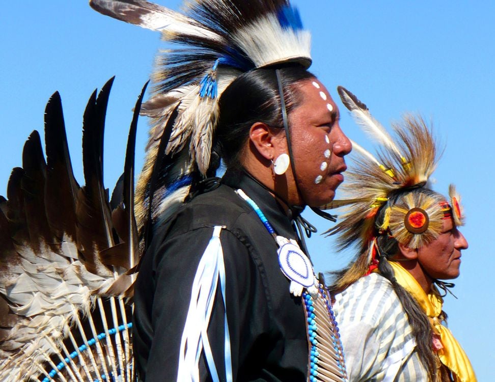 Lakota Traditional Dancers In The Pow Wow Arena. Smithsonian Photo
