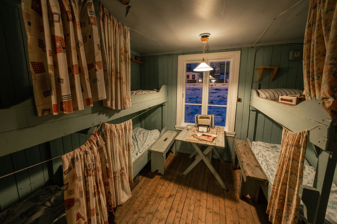 Women's dormitory at the Herring Era Museum