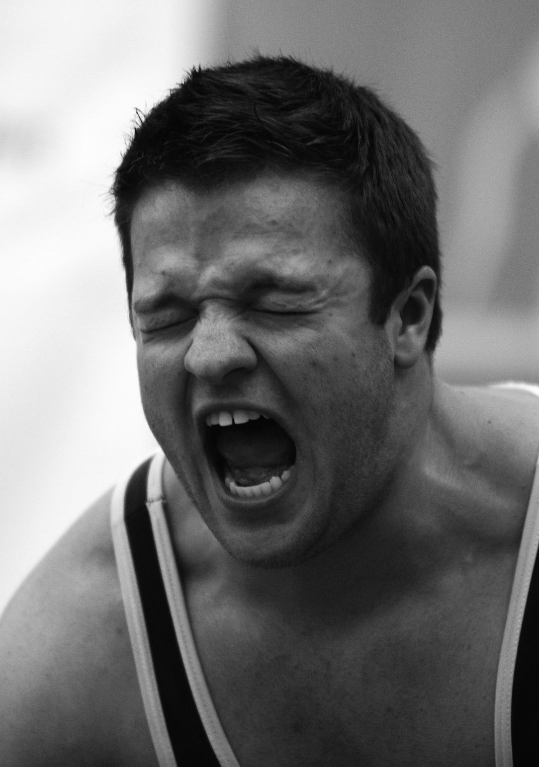Carson Dougall of Saskatchewan competes during second day of 2013 Canadian Powerlifting