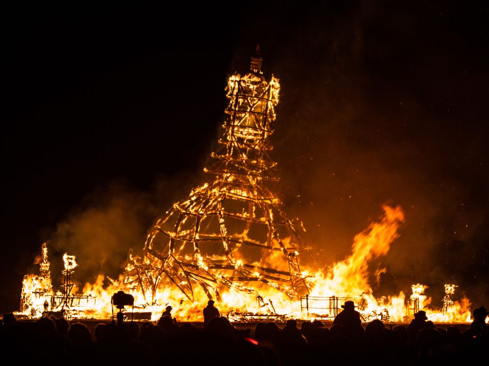 The Temple Burn from Burning Man Smithsonian Photo Contest
