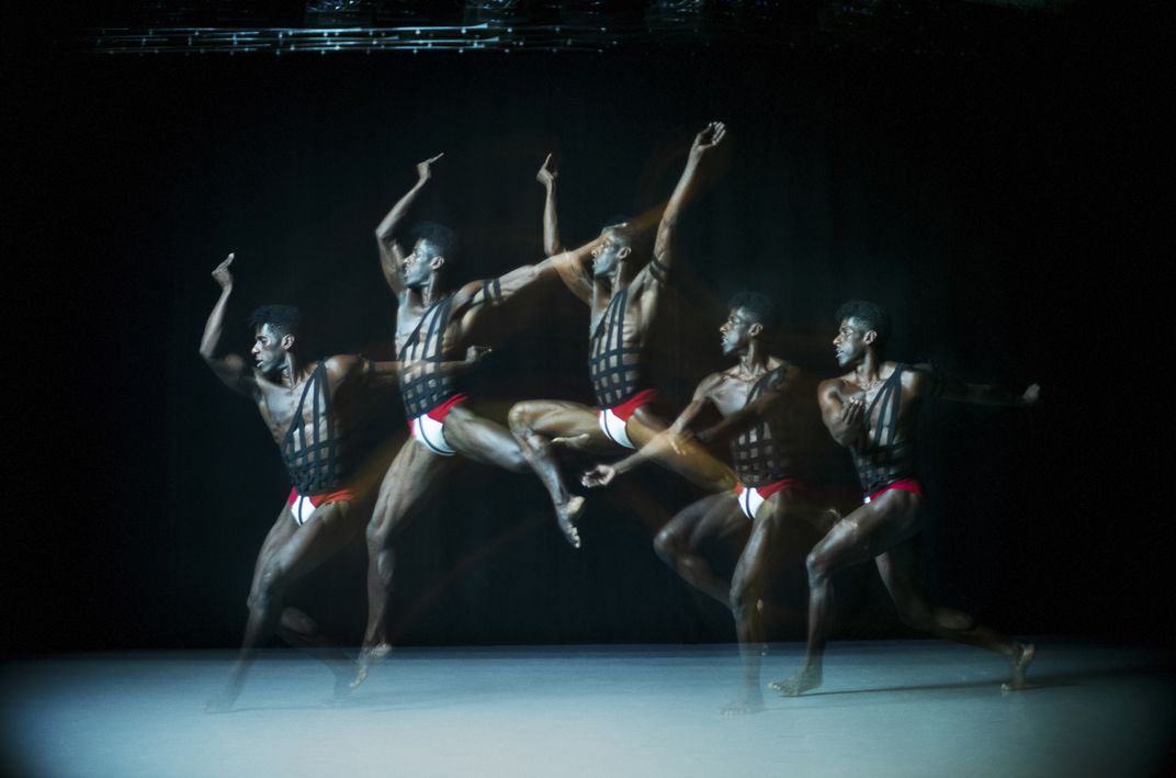 Knight as Medea’s lover, Jason, in Cave of the Heart. “The use of contraction and release is something that gets started in your pelvis,” he says of the Martha Graham technique. “And it grows higher and higher and higher.”