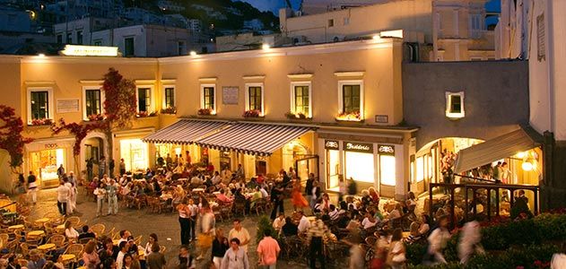 La Piazzetta in Capri