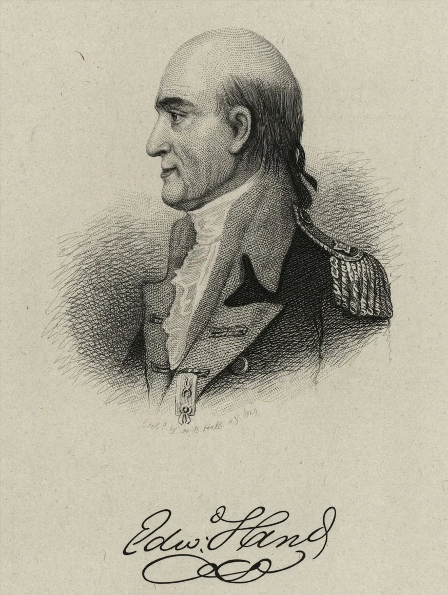 Irish-born Major General Edward Hand