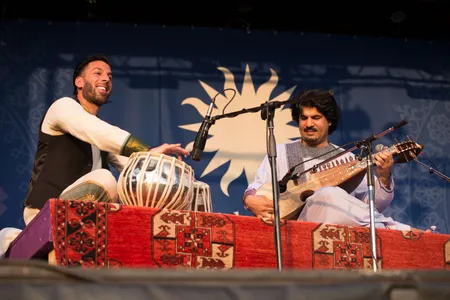 The &quot;Gifts We Carry: Sounds of Migration and Memory&rdquo; concert will combine musicians from several backgrounds and cultures, including Salar Nader on the tabla and Homayoun Sakhi, a master on the Afghan stringed instrument the rubab.&nbsp;