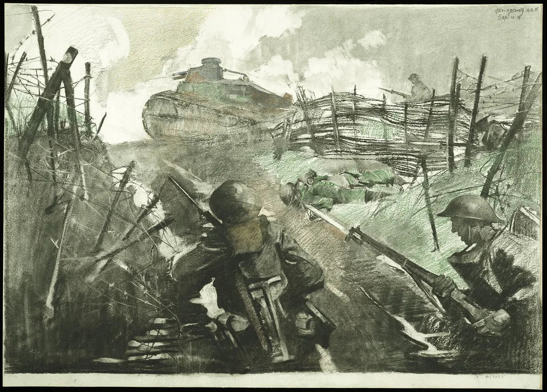 This Riveting Art From the Front Lines of World War I Has Gone Largely