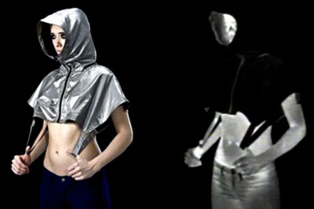 The Stealth Wear hoodie in thermal IR
